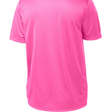 Sport-Tek® Youth Short Sleeve - Neon Pink