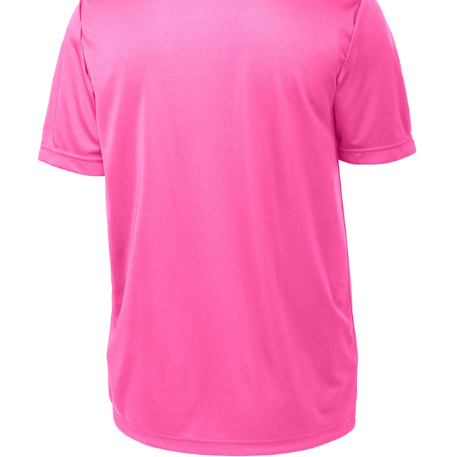 Sport-Tek® Youth Short Sleeve - Neon Pink