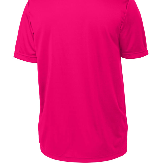 Sport-Tek® Youth Short Sleeve - Pink Raspberry
