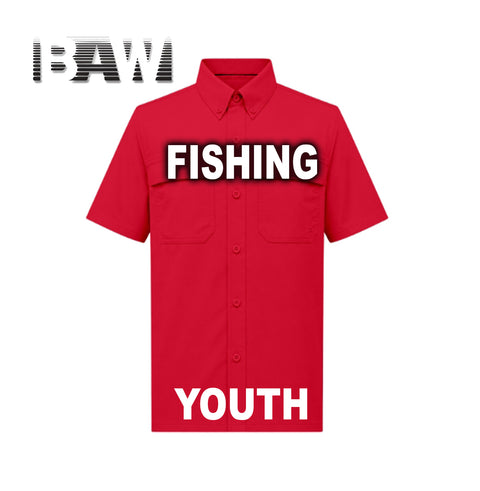 Fishing Shirts Youth BAW® Short Sleeve