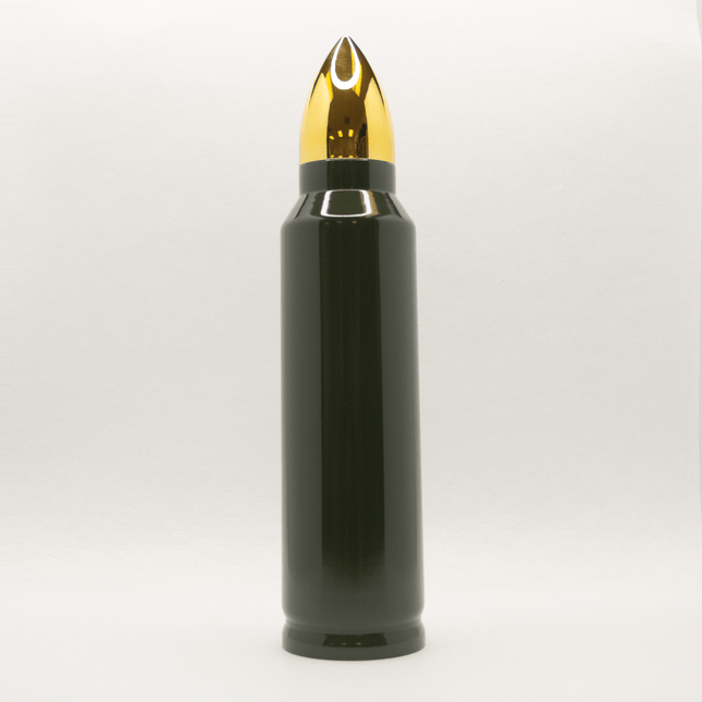 Dark Green Stainless Steel Bullet Tumbler