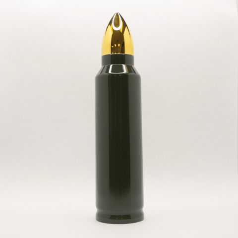 Dark Green Stainless Steel Bullet Tumbler