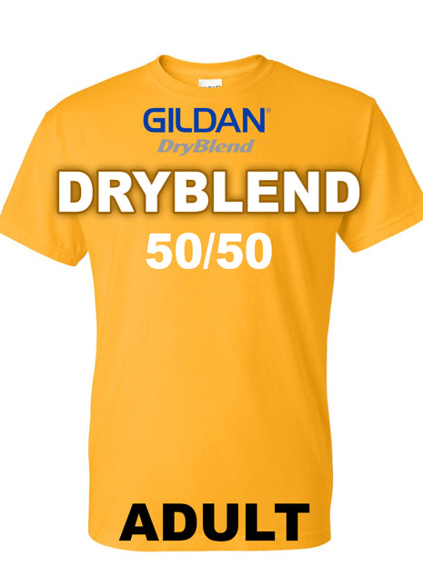Gildan DryBlend® 50/50 Adult short sleeve t-shirts