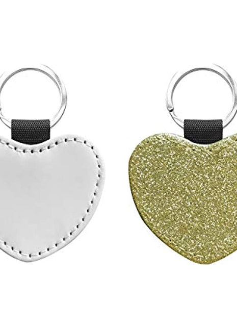 Heart Glitter KeyChain