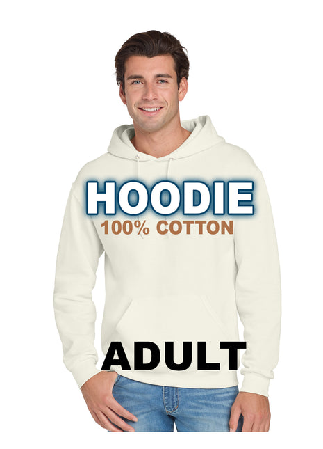 Jerzees® Pullover Cotton Hooded Sweatshirt