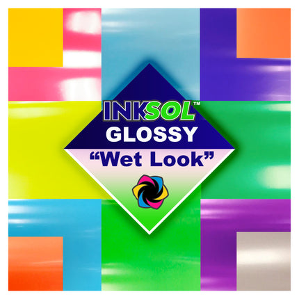 Inksol HTV GLOSSY "Wet Look" Bundle 12 sheets 12"x12"