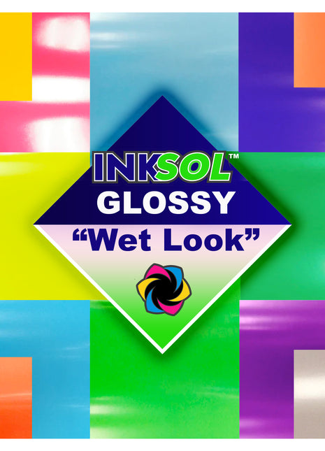 Inksol HTV GLOSSY "Wet Look" Bundle 12 sheets 12"x12"