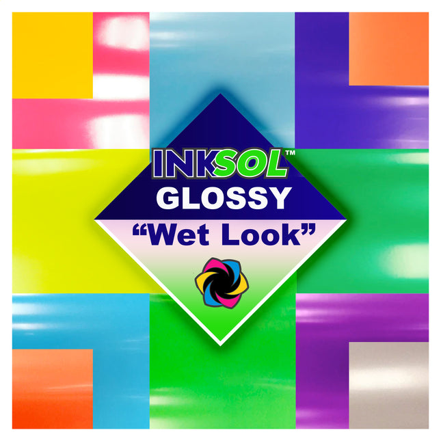 Inksol HTV GLOSSY "Wet Look" Bundle 12 sheets 12"x12"