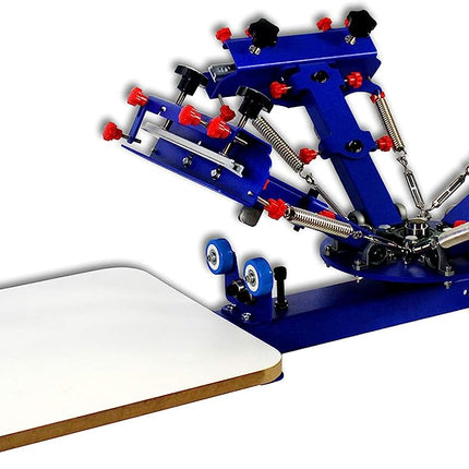 4 Color 1 Station Desktop Screen Print Press