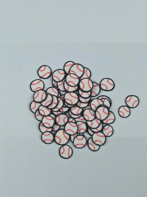 Sport Balls Clay Shapes Football, Basketball, Baseball, Softball, Tennis, Soccer