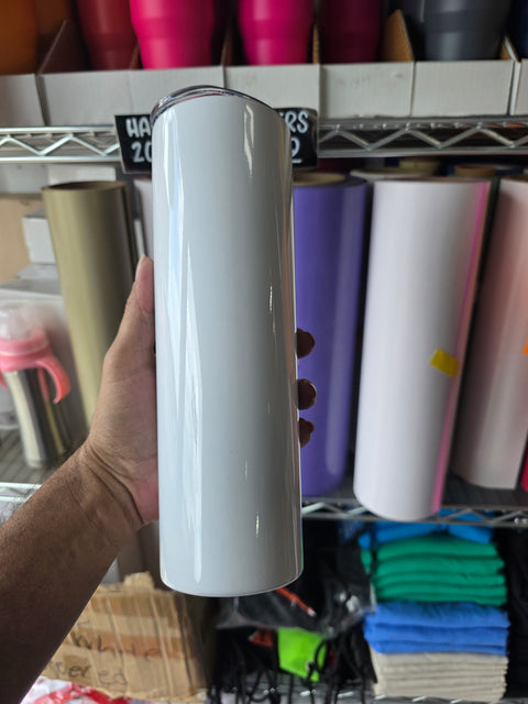 30 oz Sublimation tapered Skinny Tumbler