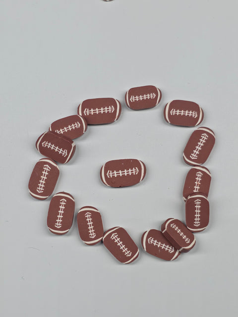 Sport Balls Clay Shapes Football, Basketball, Baseball, Softball, Tennis, Soccer