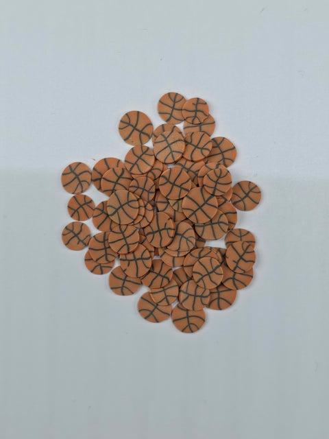 Sport Balls Clay Shapes Football, Basketball, Baseball, Softball, Tennis, Soccer