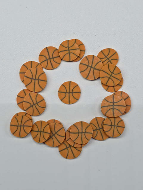 Sport Balls Clay Shapes Football, Basketball, Baseball, Softball, Tennis, Soccer