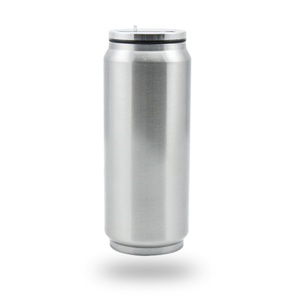 17 oz Stainless Steel Straight Soda Can