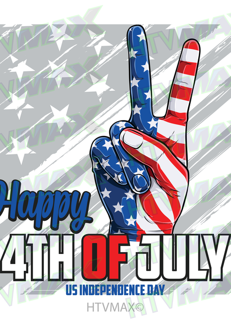 4th of July Peace Sign