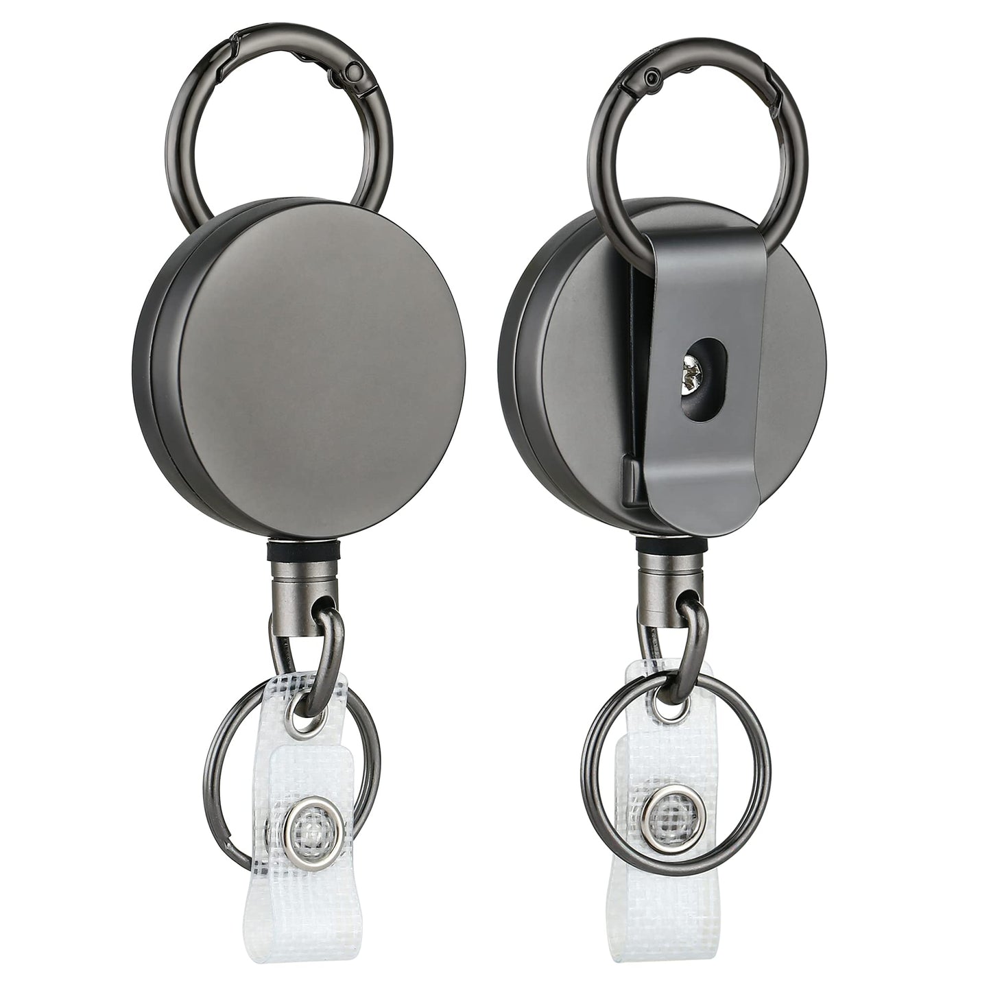 Heavy Duty Retractable Badge Reel with Holder