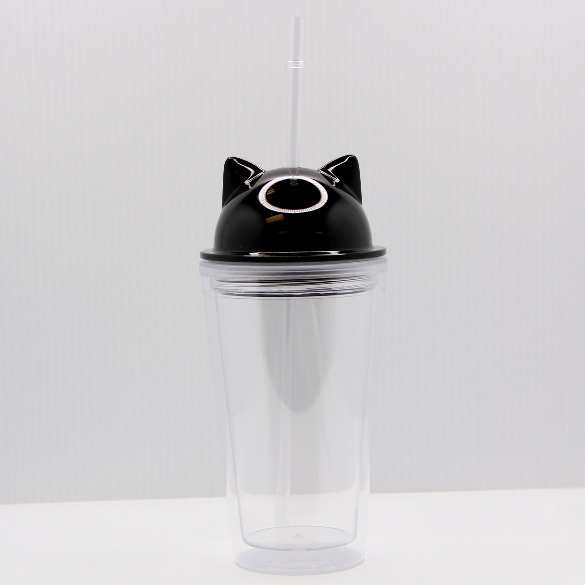 Acrylic Cat Ear Tumbler