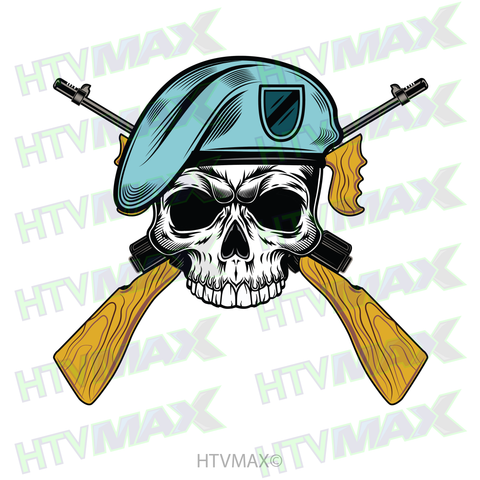 American Soldier Blue Beret