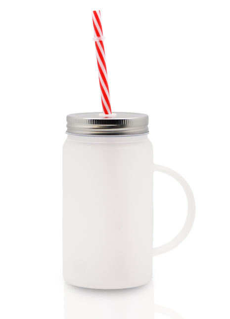 Frosted Beer Mug Jar