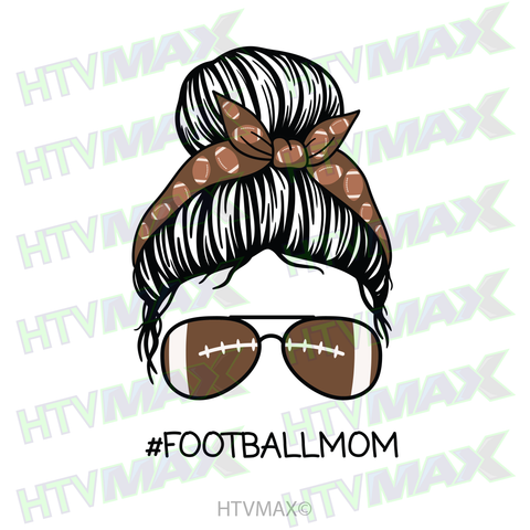 Football Mom Hair Bun