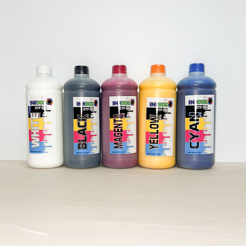 DTF Ink - 5 Pack (CMYKW)