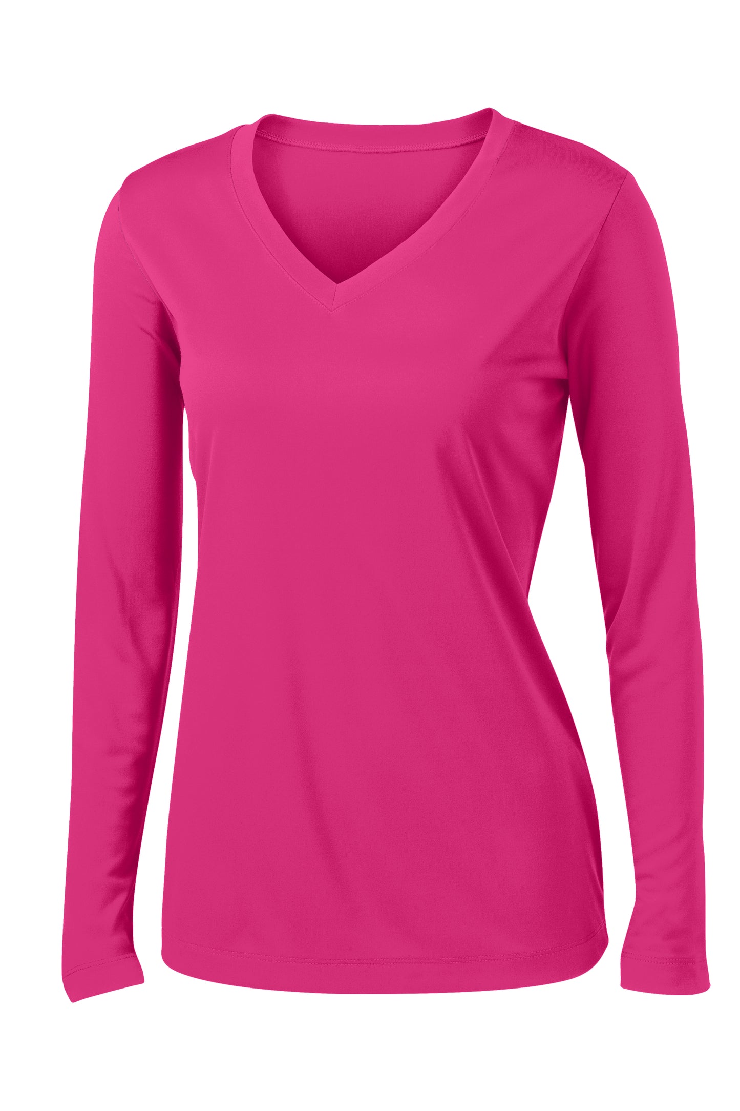 Sport-Tek® Women's Long Sleeve - Pink Raspberry