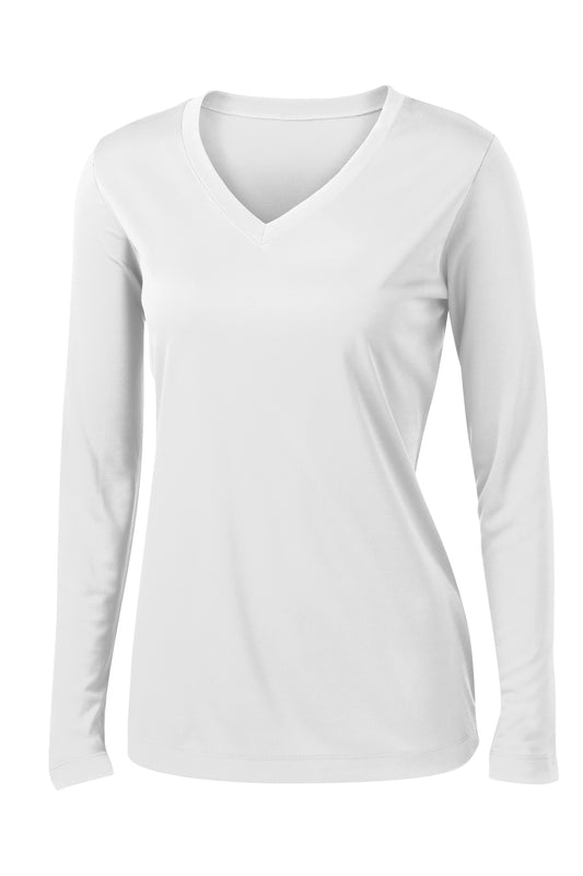 Sport-Tek® Women's Long Sleeve - White