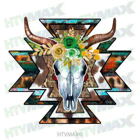 Animal Skull with Patterns