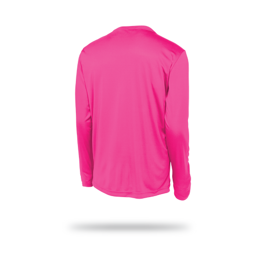 Sport-Tek® Men's - Long Sleeve Neon Pink