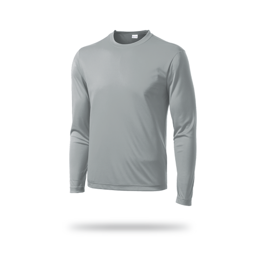 Sport-Tek® Men's - Long Sleeve Silver