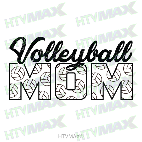 Volleyball Mom Text