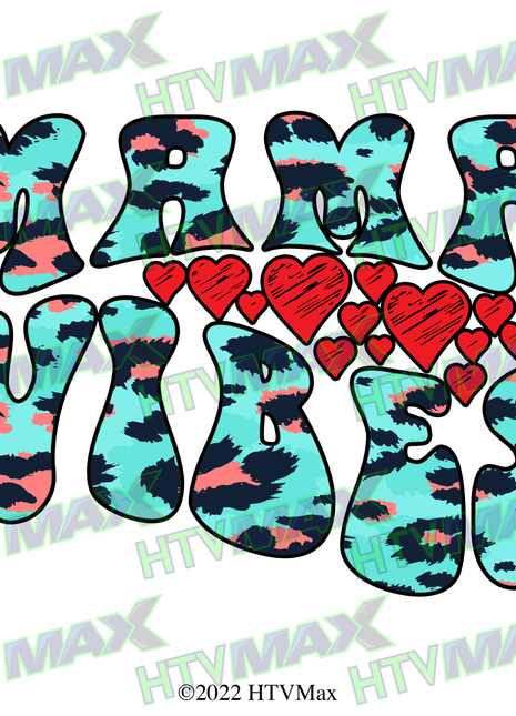 Mom Vibes Blue Leopard