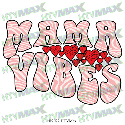 Mom Vibes Pink Zebra